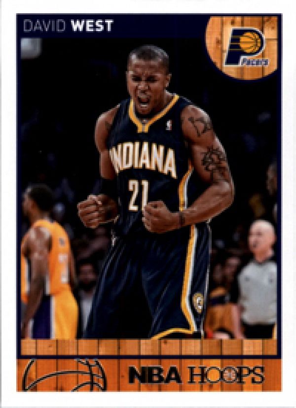 NBA 2013-14 Hoops - No. 213 - David West