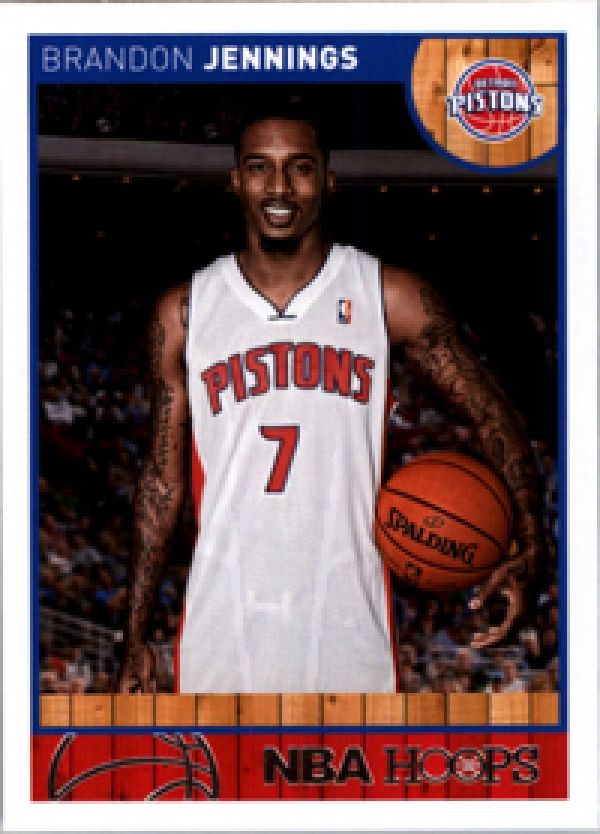 NBA 2013-14 Hoops - No. 236 - Brandon Jennings