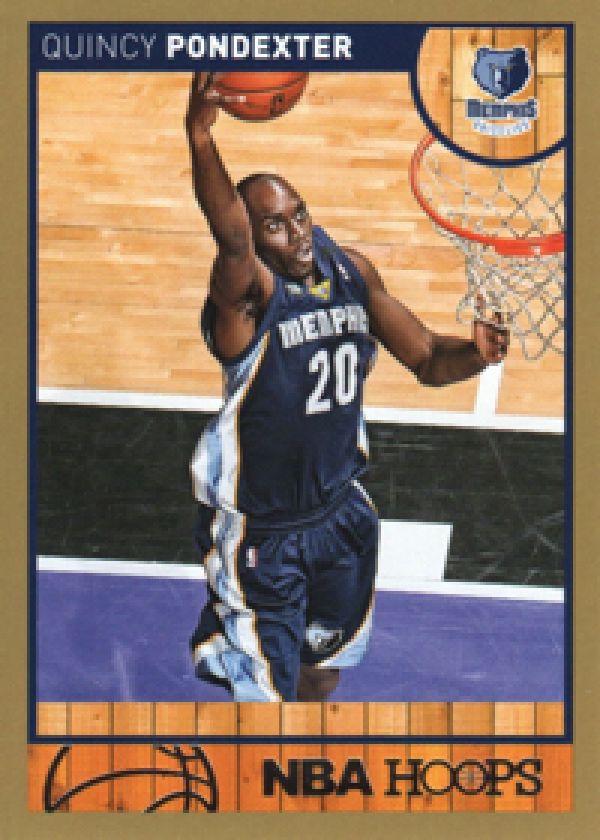 NBA 2013-14 Hoops Gold - No. 27 - Quincy Pondexter