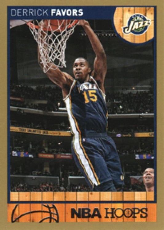 NBA 2013-14 Hoops Gold - No. 162 - Derrick Favors