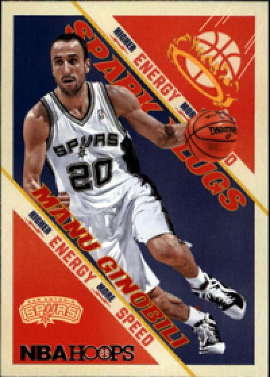 NBA 2013-14 Hoops Spark Plugs - No 15 - Manu Ginobili