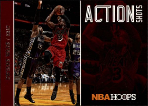 NBA 2013-14 Hoops Action Shots - No 2 - Dwyane Wade