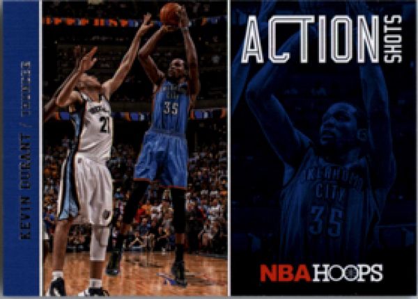 NBA 2013-14 Hoops Action Shots - No 3 - Kevin Durant