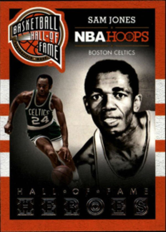 NBA 2013-14 Hoops Hall of Fame Heroes - No 12 - Sam Jones