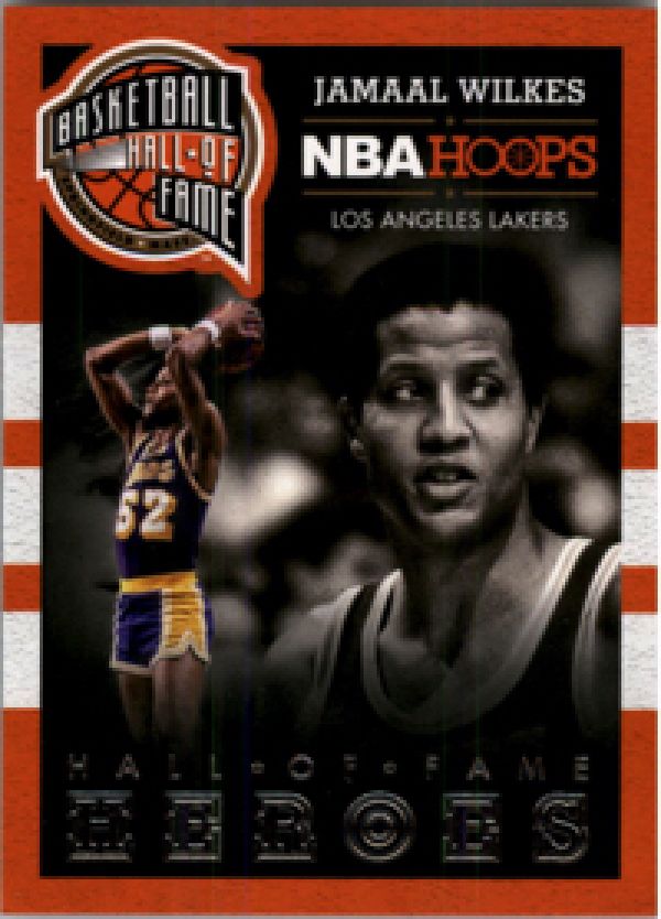 NBA 2013-14 Hoops Hall of Fame Heroes - No 24 - Jamaal Wilkes