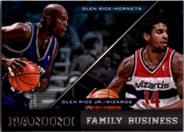 NBA 2013-14 Panini Family Business - No 6 - Glen Rice / Glen Rice jr.