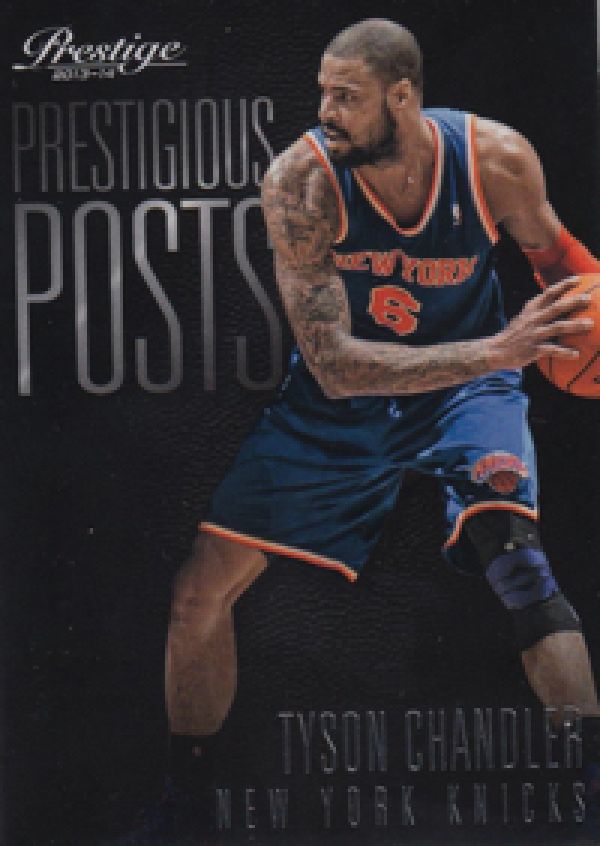 NBA 2013-14 Prestige Prestigious Posts - No 3 - Tyson Chandler