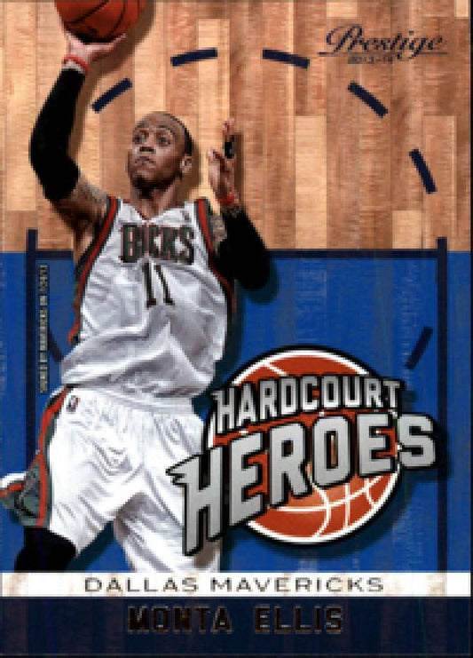 NBA 2013-14 Prestige Hardcourt Heroes - No 4 - Monta Ellis