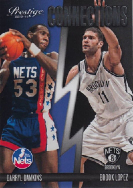 NBA 2013-14 Prestige Connections - No 13 - Brook Lopez / Darryl Dawkins
