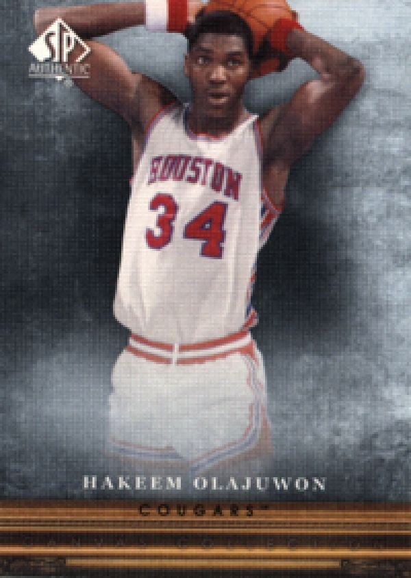 NBA 2013-14 SP Authentic Canvas - No CC-5 - Hakeem Olajuwon