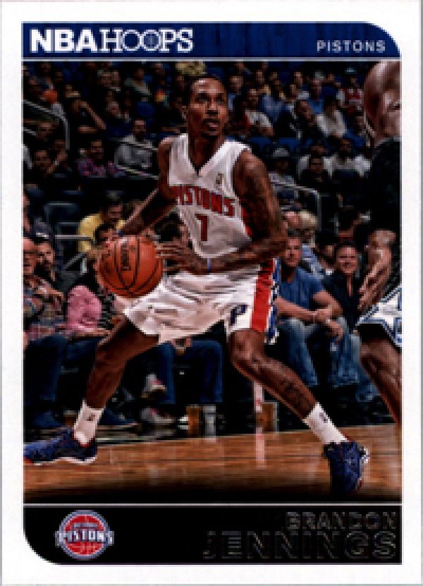 NBA 2014-15 Hoops - No. 87 - Brandon Jennings