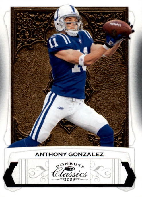 NFL 2009 Donruss Classics - No 42 - Anthony Gonzalez