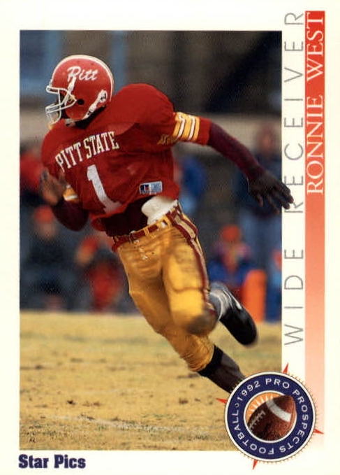 NFL 1992 Star Pics - No 42 - Ronnie West