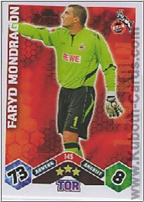 Soccer 2010/11 Topps Match Attax - No 145 - Faryd Mondragon