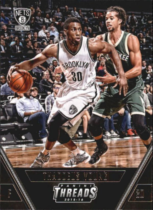 NBA 2015-16 Panini Threads - No 19 - Thaddeus Young