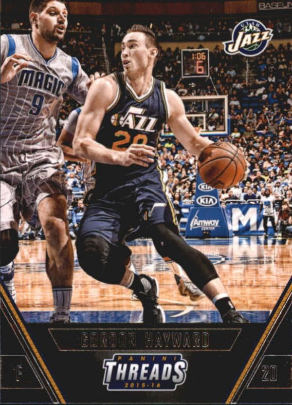 NBA 2015-16 Panini Threads - No 41 - Gordon Hayward