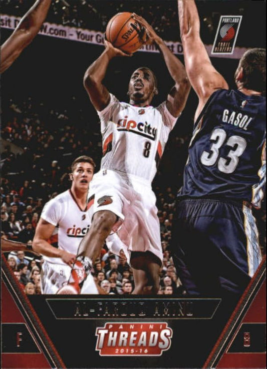 NBA 2015-16 Panini Threads - No 131 - Al-Farouq Aminu