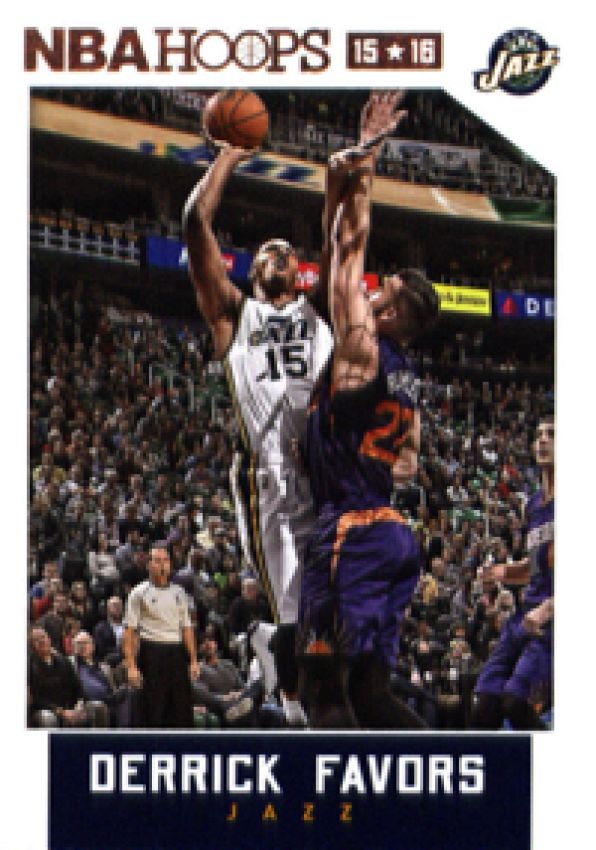 NBA 2015-16 Hoops - No 109 - Derrick Favors