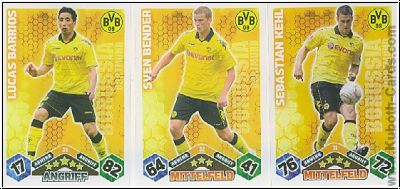 Fussball 2010-11 Topps Match Attax - Borussia Dortmund komplettes Set