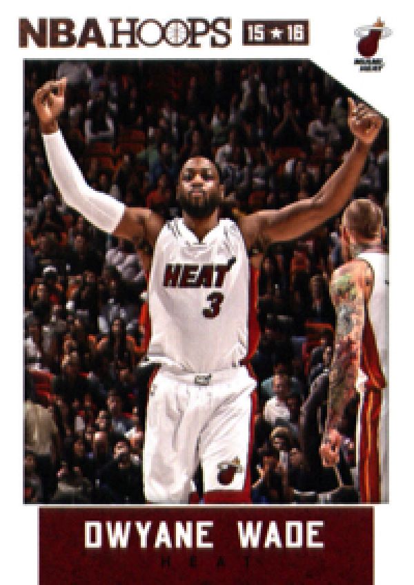 NBA 2015-16 Hoops - No. 209 - Dwayne Wade