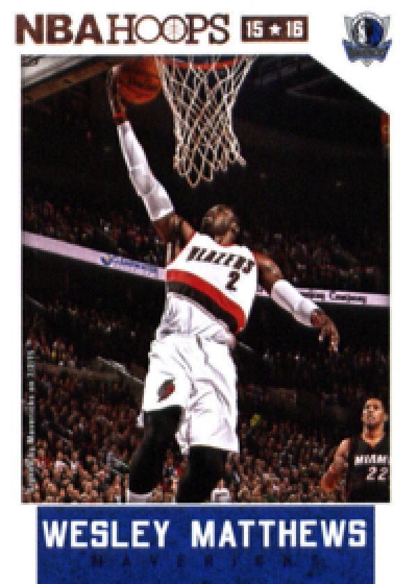 NBA 2015-16 Hoops - No 230 - Wesley Matthews