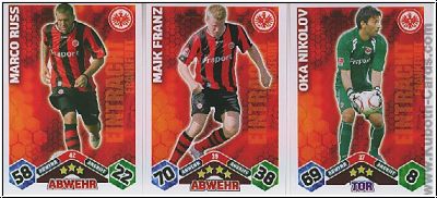 Soccer 2010-11 Topps Match Attax - Eintracht Frankfurt complete set