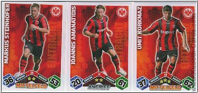 Fussball 2010-11 Topps Match Attax - Eintracht Frankfurt komplettes Set