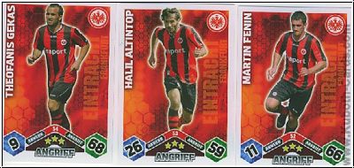 Fussball 2010-11 Topps Match Attax - Eintracht Frankfurt komplettes Set