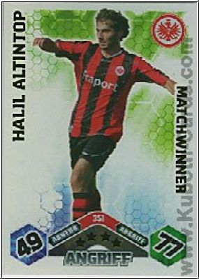 Soccer 2010/11 Topps Match Attax - No 351 - Halil Altintop