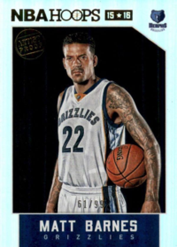 NBA 2015-16 Hoops Artist Proof - No 184 - Matt Barnes