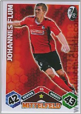 Soccer 2010/11 Topps Match Attax - No 65 - Johannes Flum