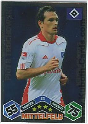 Fussball 2010 / 11 Topps Match Attax - No 83 - Piotr Trochowski