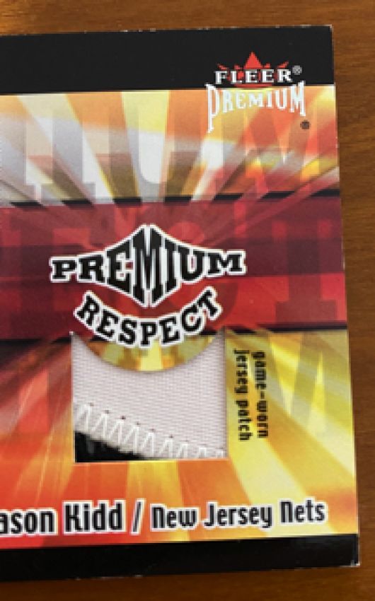 NBA 2001-02 Fleer Premium Commanding Respect Premium Patches - No JK - Jason Kidd