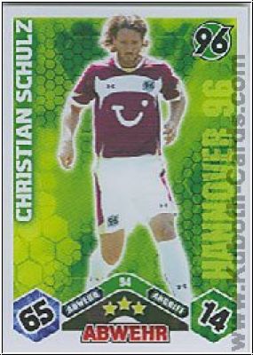 Soccer 2010/11 Topps Match Attax - No 94 - Christian Schulz