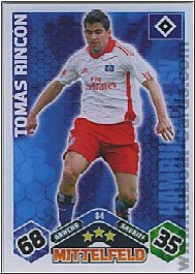 Soccer 2010/11 Topps Match Attax - No 84 - Tomas Rincon