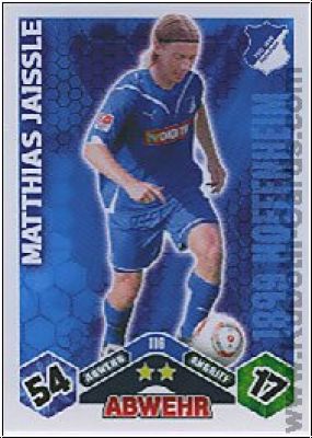 Soccer 2010/11 Topps Match Attax - No 116 - Matthias Jaissle