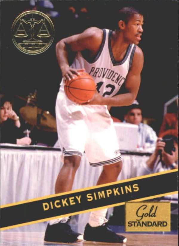 NBA 1994 Signature Rookies Gold Standard - No 18 - Dickey Simpkins