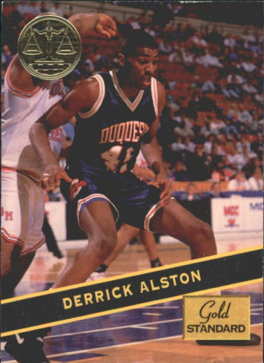 NBA 1994 Signature Rookies Gold Standard - No 1 - Derrick Alston