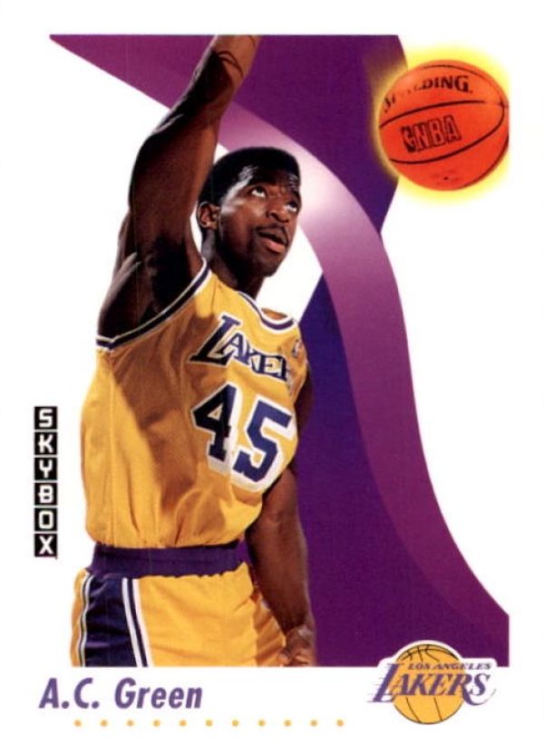 NBA 1991-92 SkyBox - No 136 - AC Green