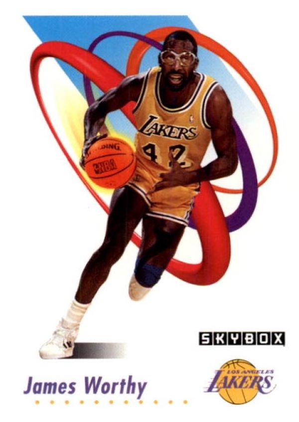 NBA 1991-92 SkyBox - No 143 - James Worthy