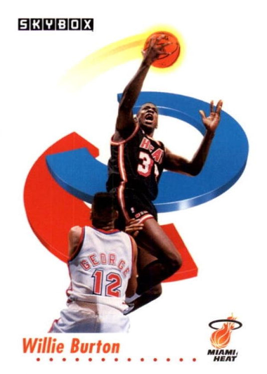 NBA 1991-92 SkyBox - No 144 - Willie Burton