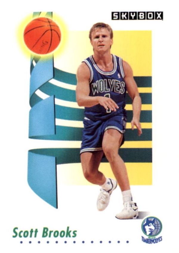 NBA 1991-92 SkyBox - No 167 - Scott Brooks