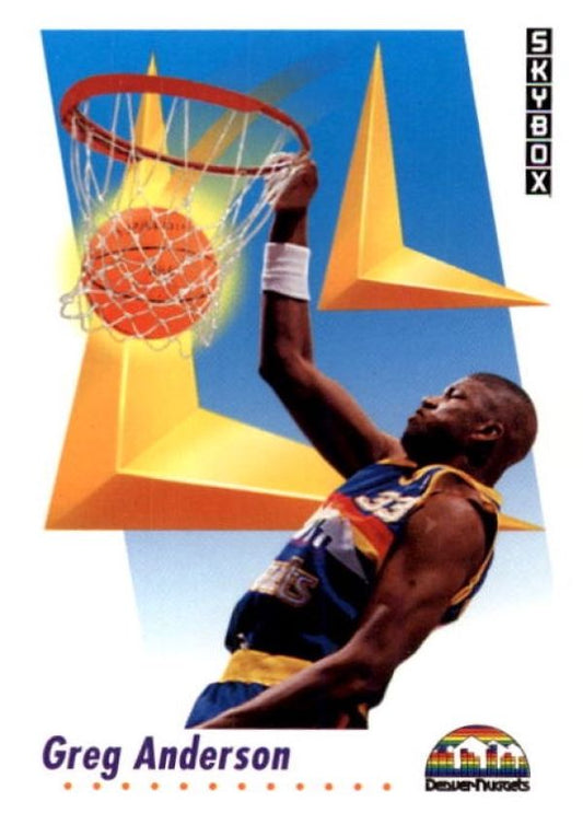 NBA 1991-92 SkyBox - No 68 - Greg Anderson