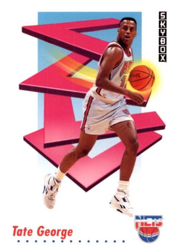 NBA 1991-92 SkyBox - No 182 - Tate George