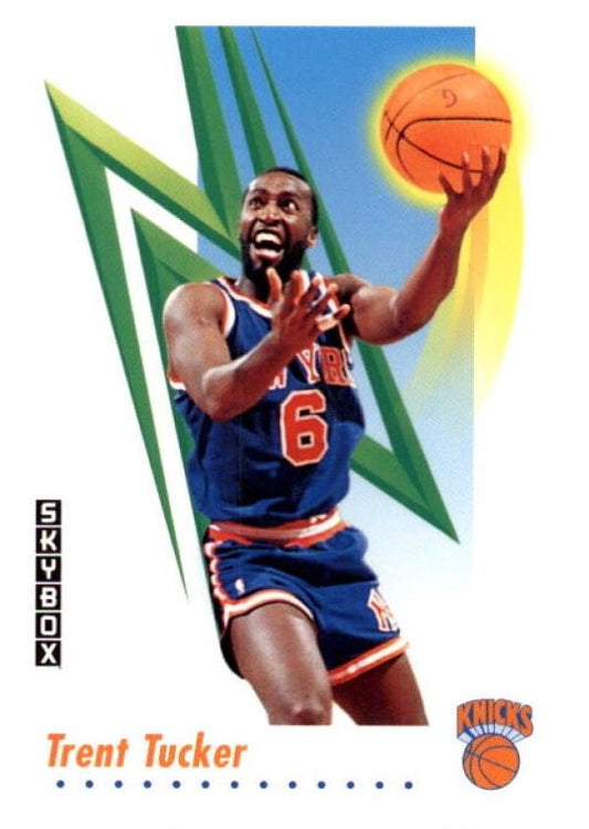 NBA 1991-92 SkyBox - No 195 - Trent Tucker
