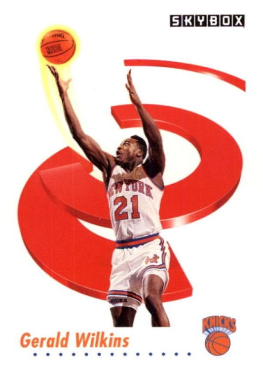 NBA 1991-92 SkyBox - No 198 - Gerald Wilkins