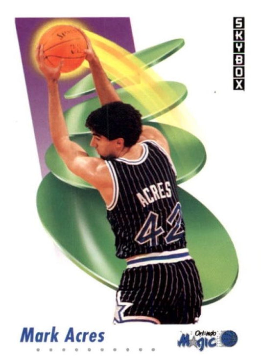 NBA 1991-92 SkyBox - No 199 - Mark Acres