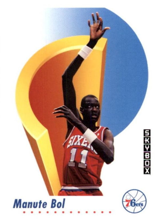 NBA 1991-92 SkyBox - No 212 - Manute Bol