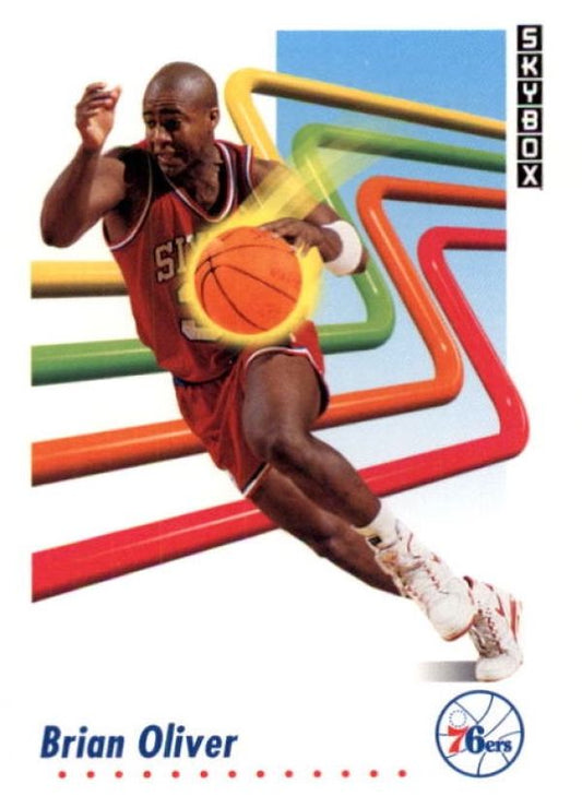 NBA 1991-92 SkyBox - No 218 - Brian Oliver