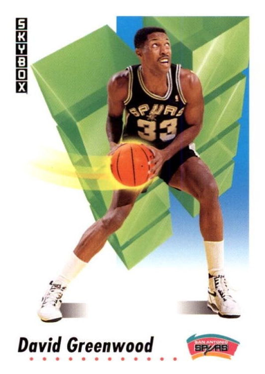 NBA 1991-92 SkyBox - No 258 - David Greenwood